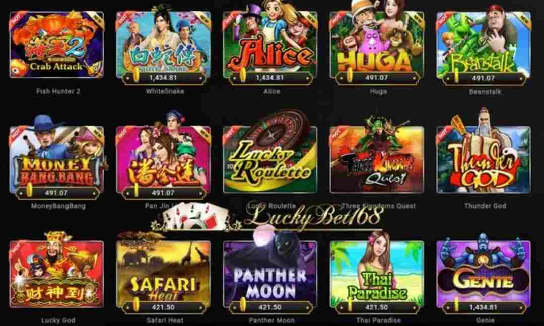 Tổng hợp trò chơi PT (Jackpot) đang cung cấp