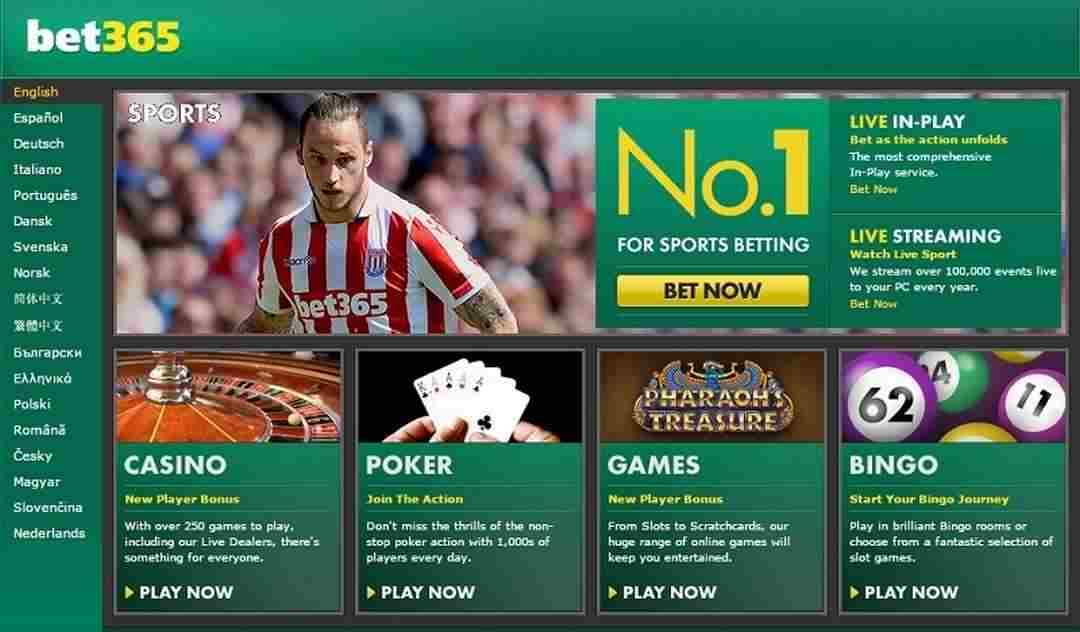 Game cá cược thể thao luôn gây bão lại Bet365