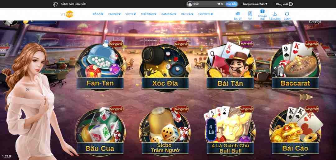 Thỏa sức vui chơi cùng game đổi thưởng tại VT999