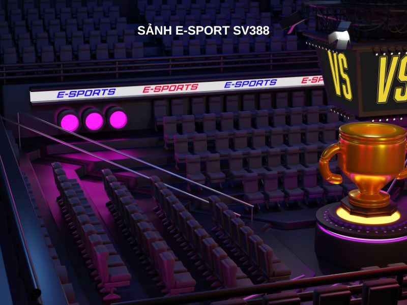 Sảnh E-Sport SV388 chơi là thắng